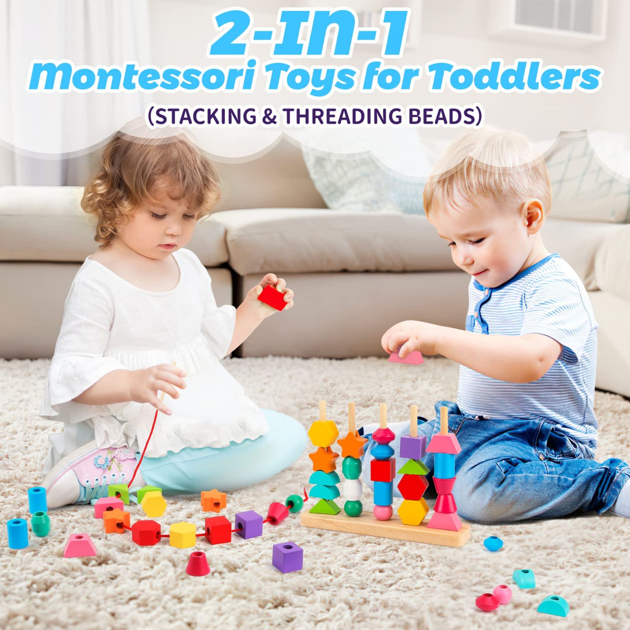 Creative Stacking Elements Set - Montessori Toy
