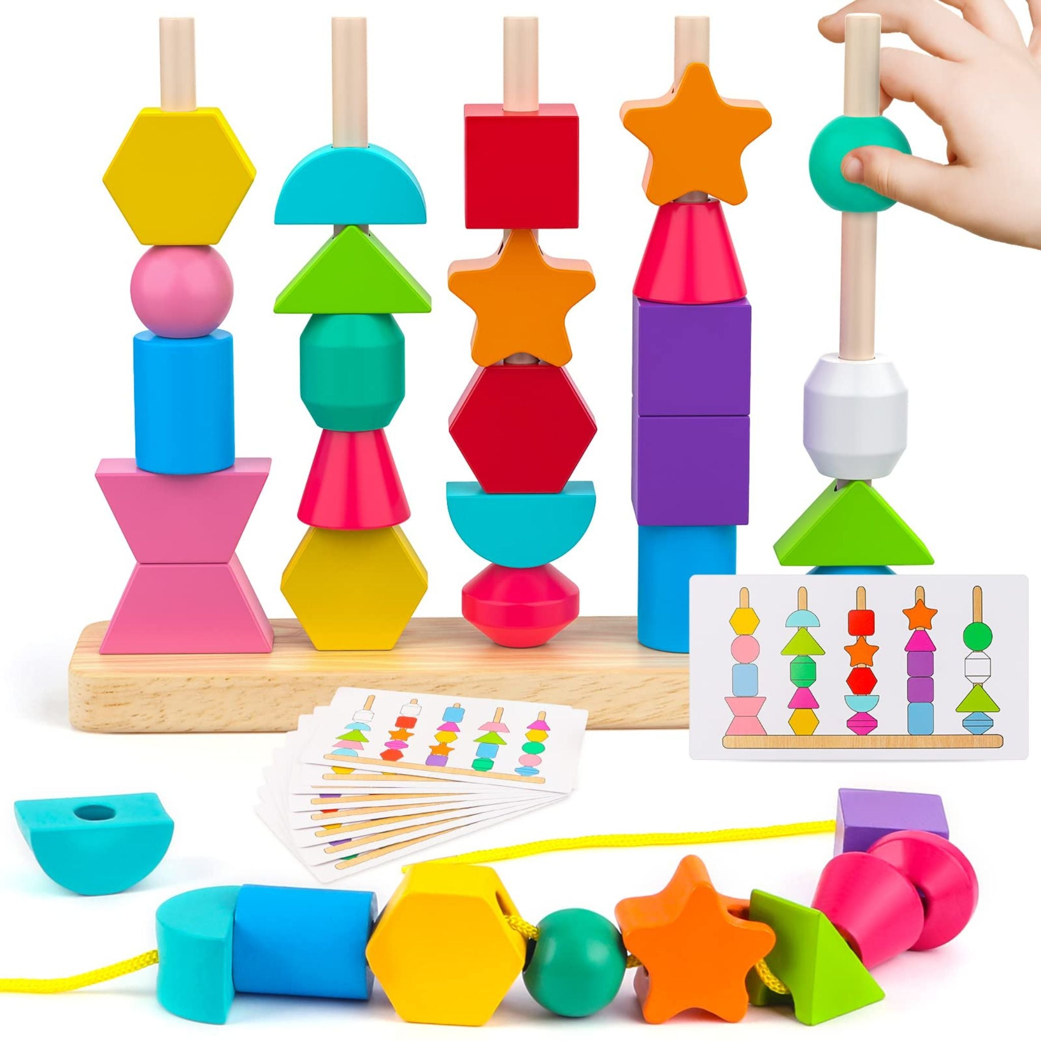 Creative Stacking Elements Set - Montessori Toy