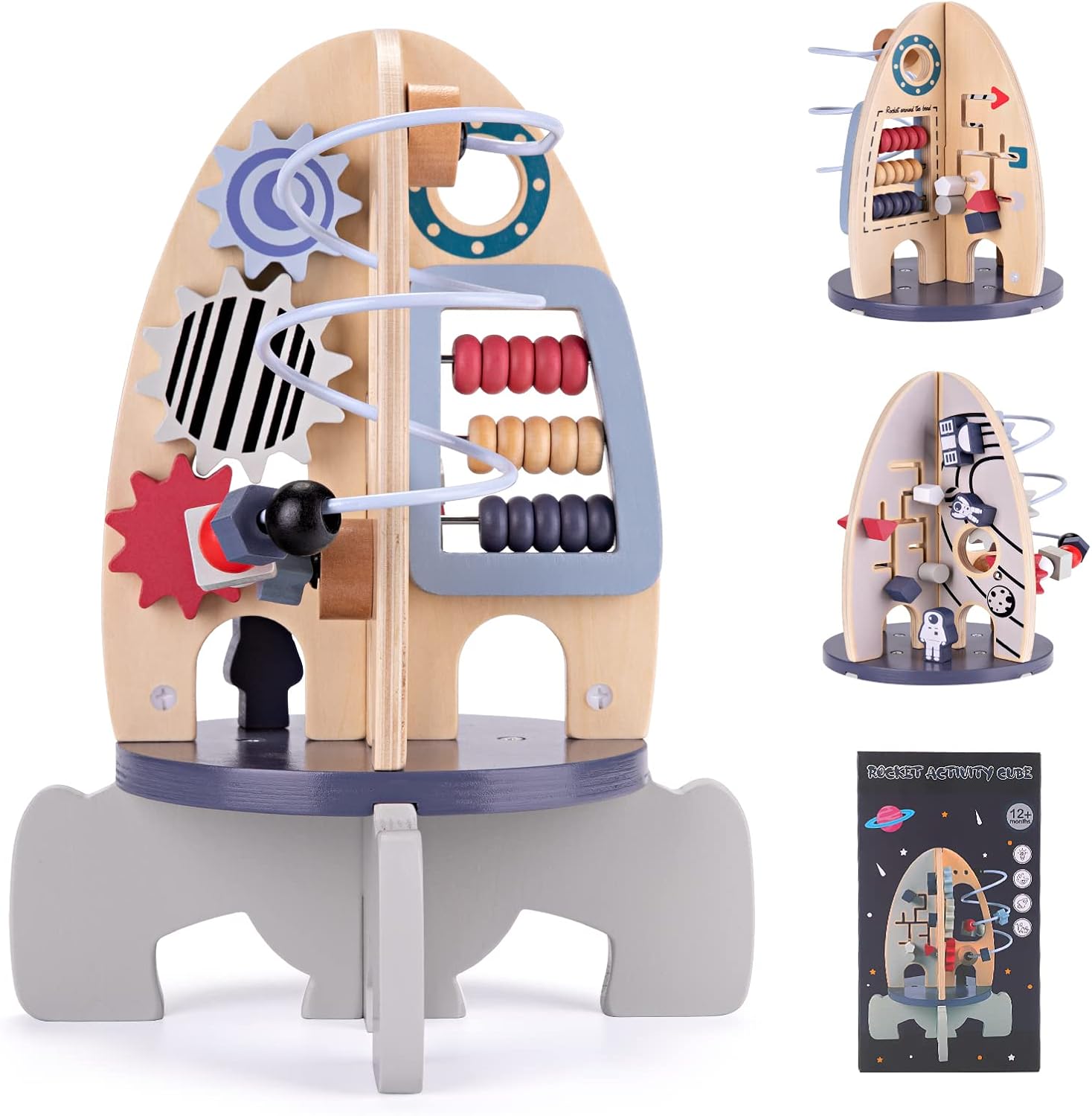 Space Rocket Activity Cube - Toy for 1+ Years