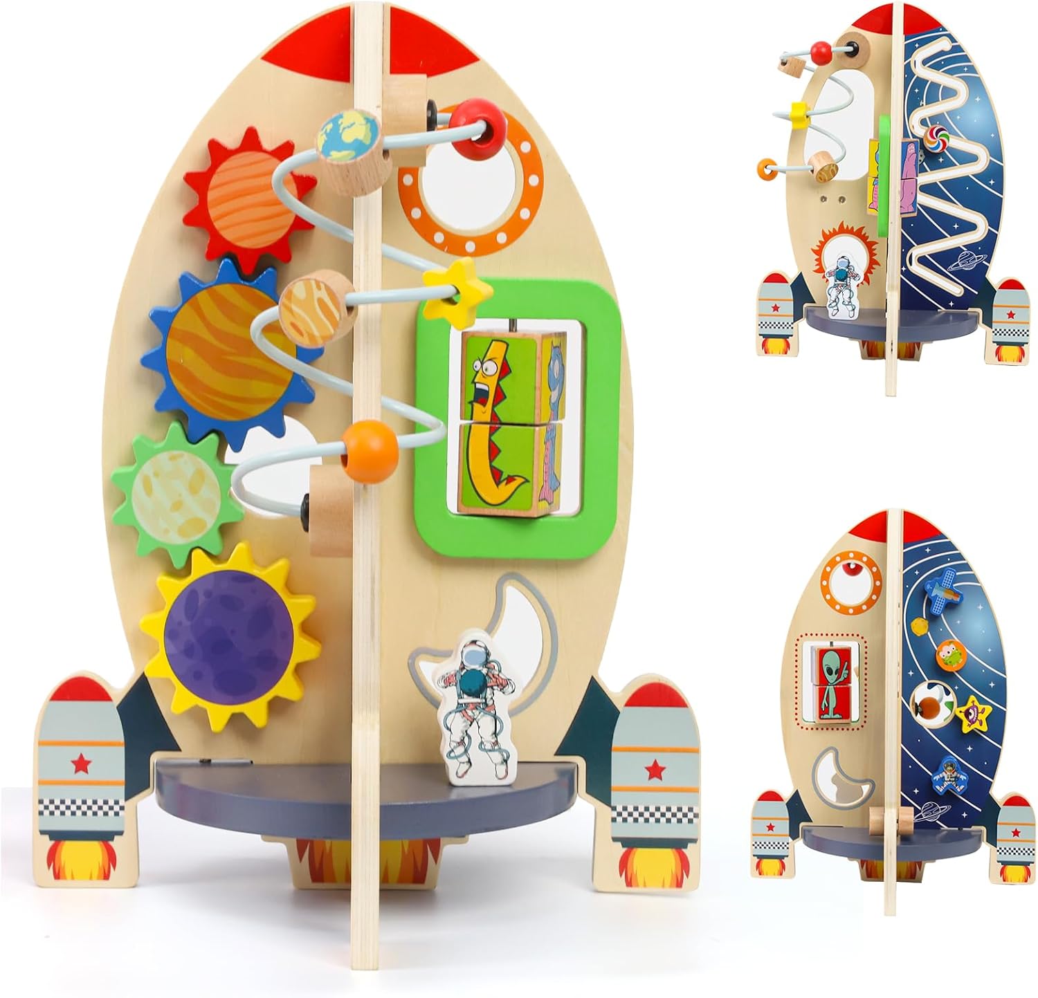 Space Rocket Activity Cube - Toy for 1+ Years