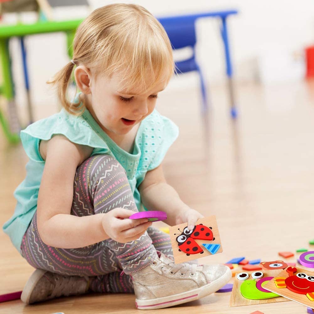 Montessori Wooden Learning Puzzle – ColourJoy (Buy 1 Get 1 Free)