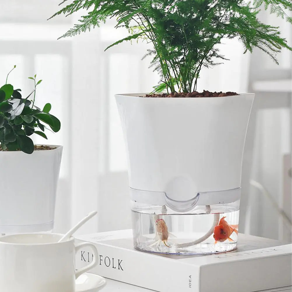 AquaPlanter - Smart Plant Pot and Mini Aquarium in One
