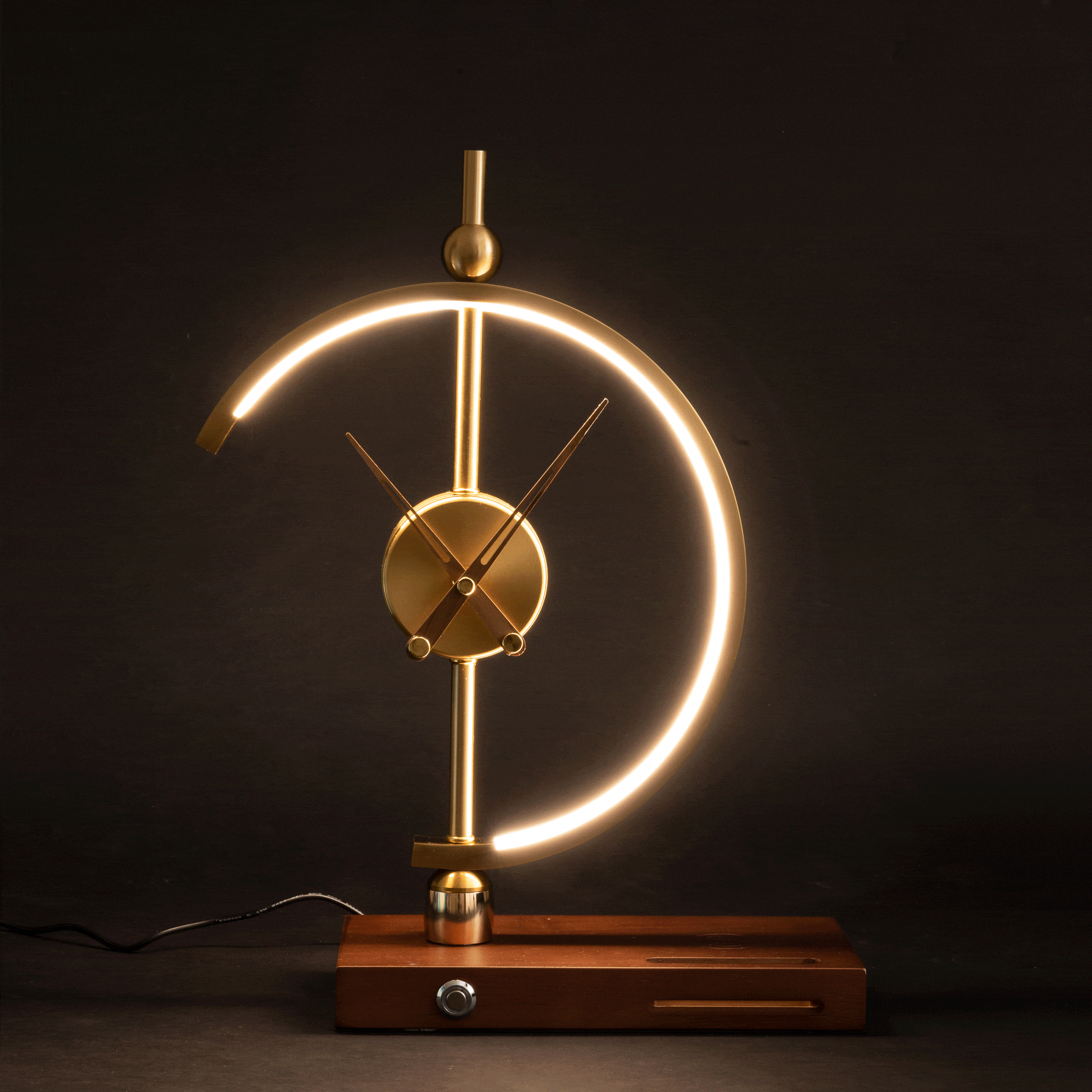 Luxe Rechargeable Lamp Clock - KyotoGlow