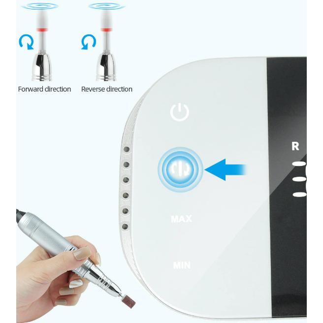 Professional Electric Nail File – Powerful and Precise for Manicure and Pedicure