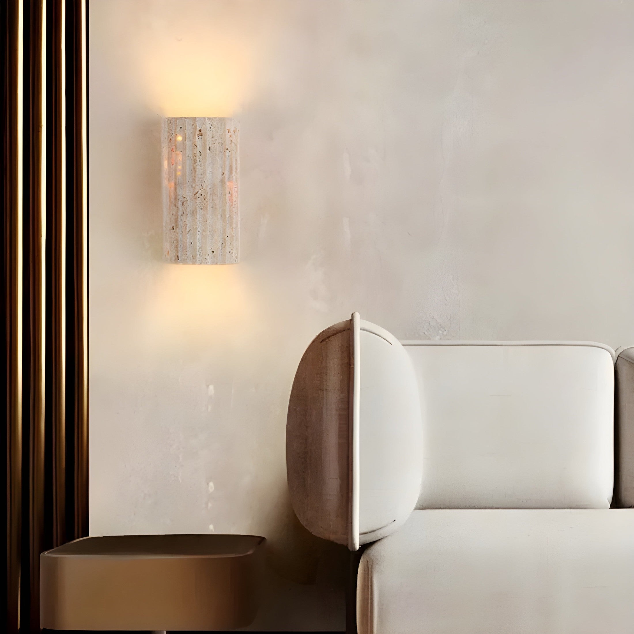 Natural Stone Wall Lamp - Elegant Design