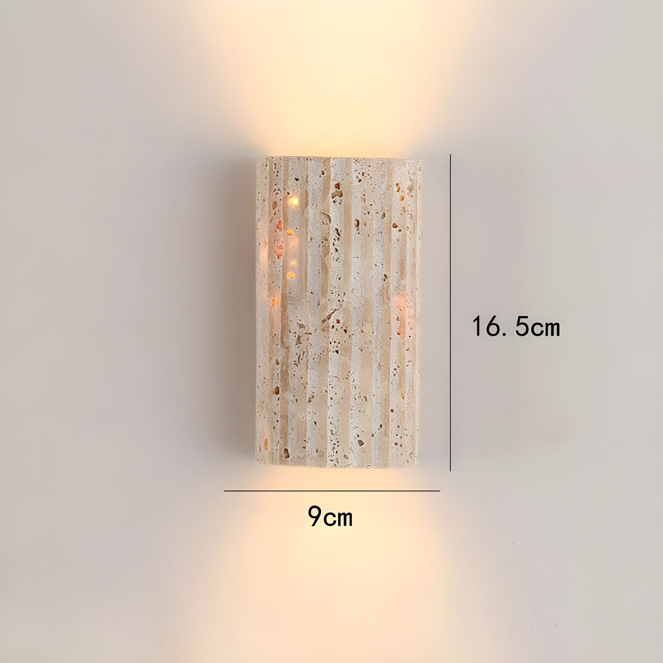 Natural Stone Wall Lamp - Elegant Design
