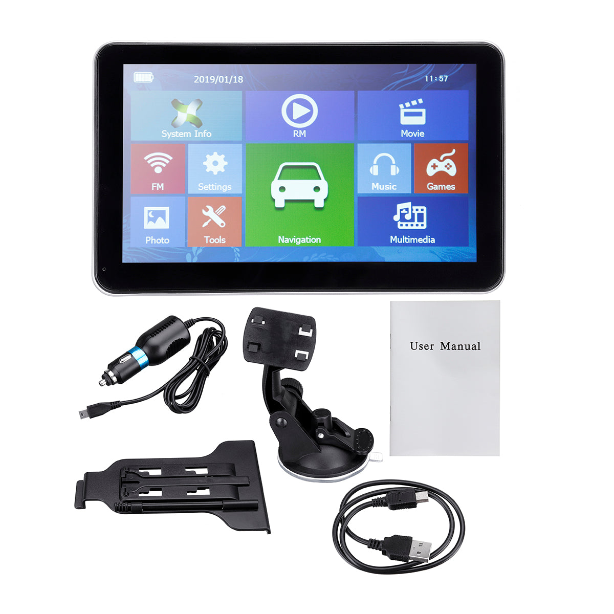 Car & Truck Navigation System - Large HD Screen