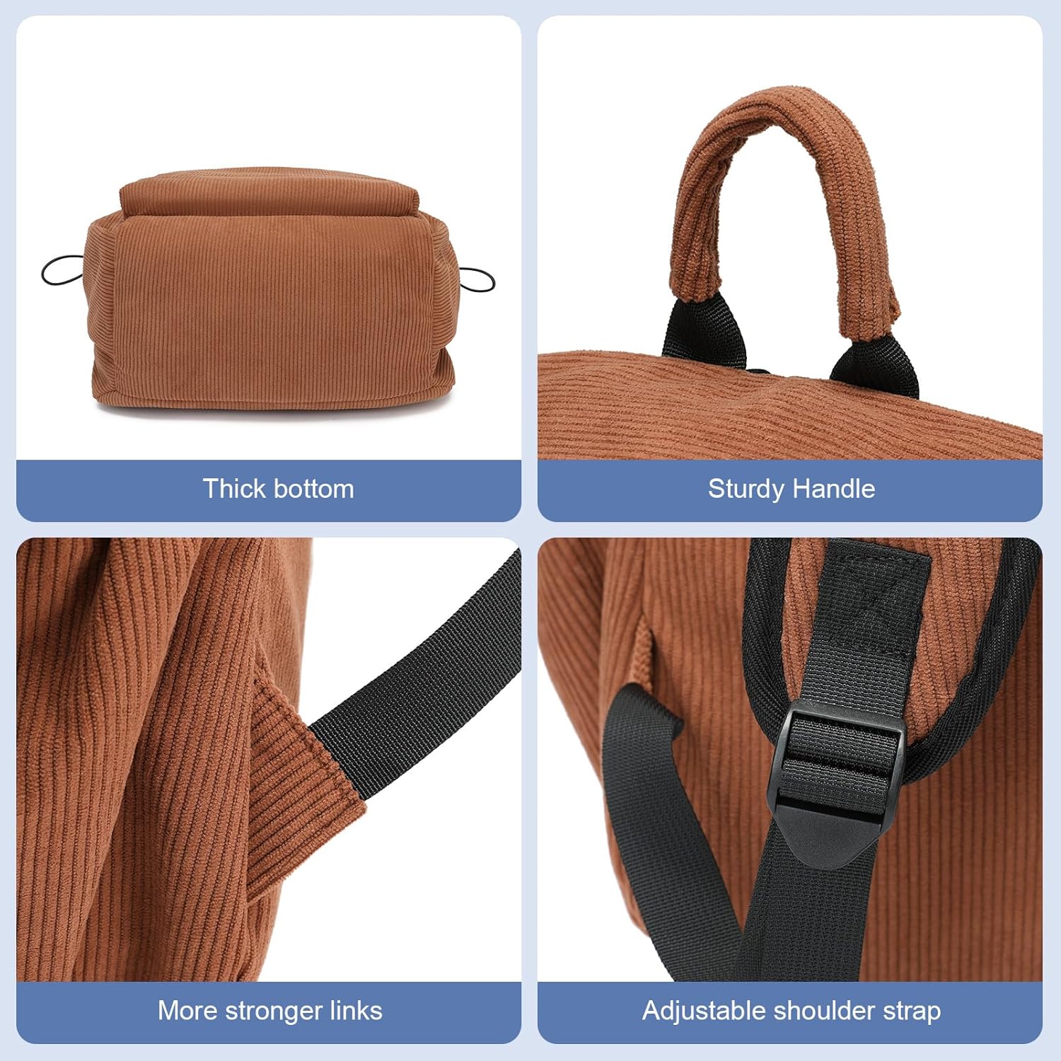 Lightweight, water-repellent laptop and travel bag with organised compartments