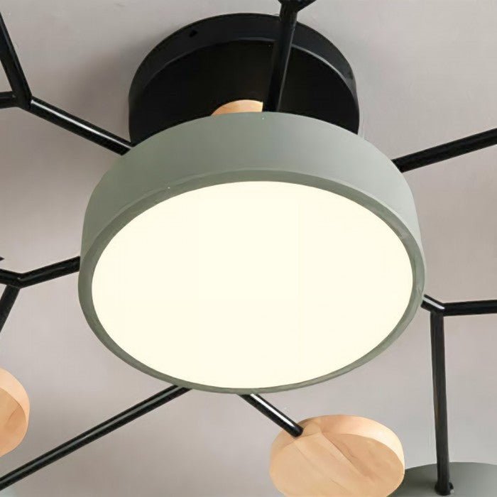 NordicGlow | Branching LED Ceiling Light in Scandi Style