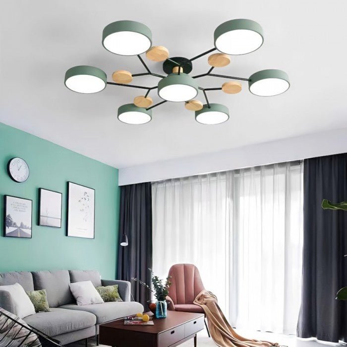 Scandinavian Ceiling Light – Branching Design, Stylish & Sustainable with LED Technology