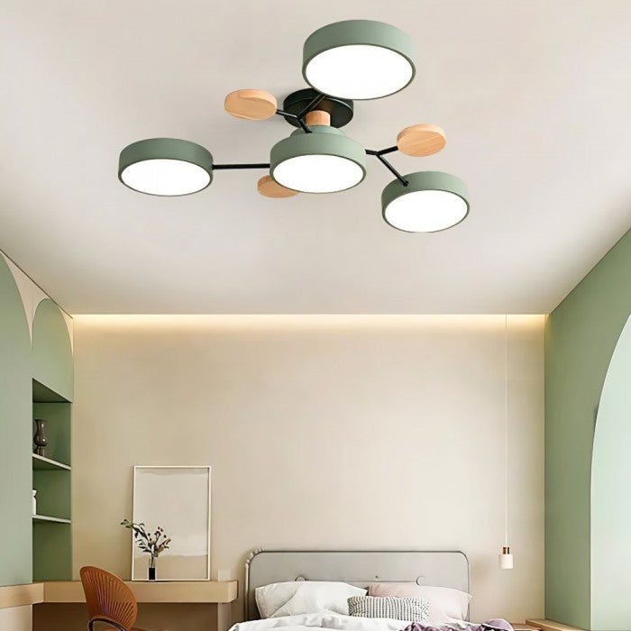 NordicGlow | Branching LED Ceiling Light in Scandi Style
