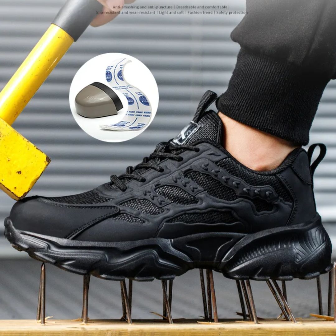 Indestructible Work Sneakers with Steel Toe - Safety & Comfort