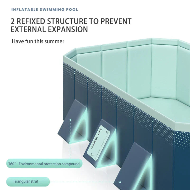 Foldable Children's Pool – Sturdy & Easy to Install