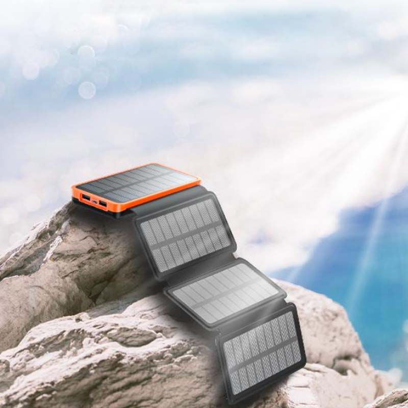 Foldable Solar Power Bank - Waterproof & Powerful