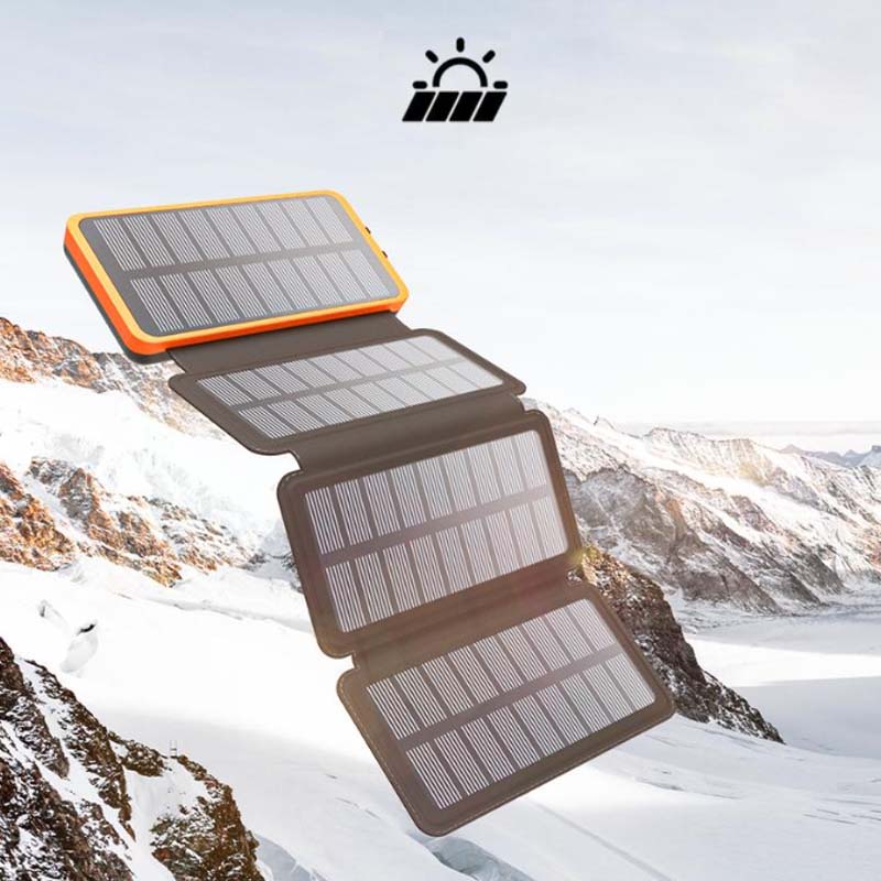 Foldable Solar Power Bank - Waterproof & Powerful