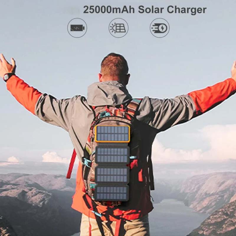 Foldable Solar Power Bank - Waterproof & Powerful