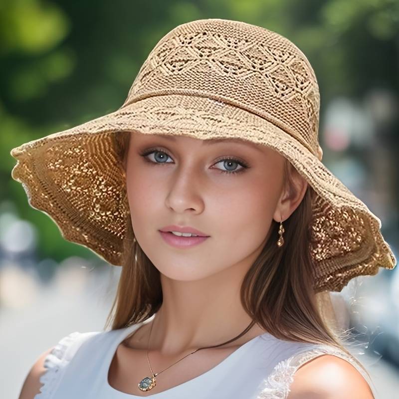 Foldable Sun Hat | Elegant Protection - Casual Chic