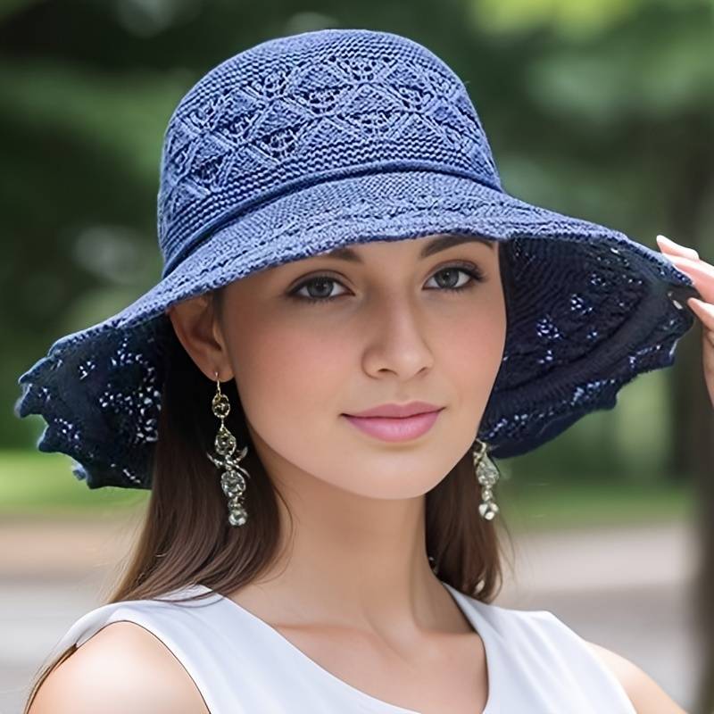 Foldable Sun Hat | Elegant Protection - Casual Chic