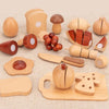 Wooden Kitchen Toy with Log Design for Role Play & Learning Fun