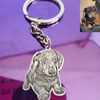 EternaPet Photo Keychain | High-Quality Stainless Steel Engraved Keepsake for Pet Lovers