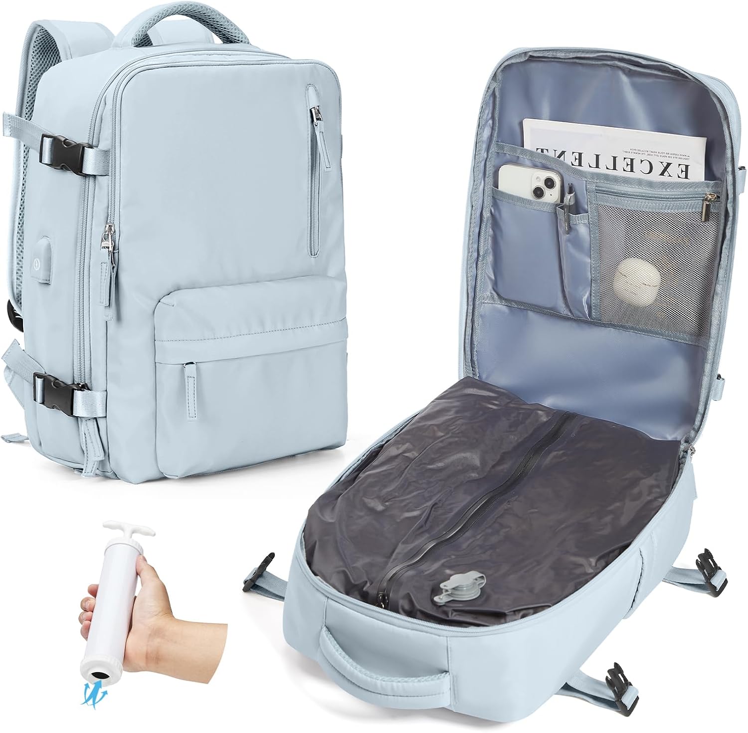 Multi-compartment Laptop Bag with Adjustable Shoulder Strap