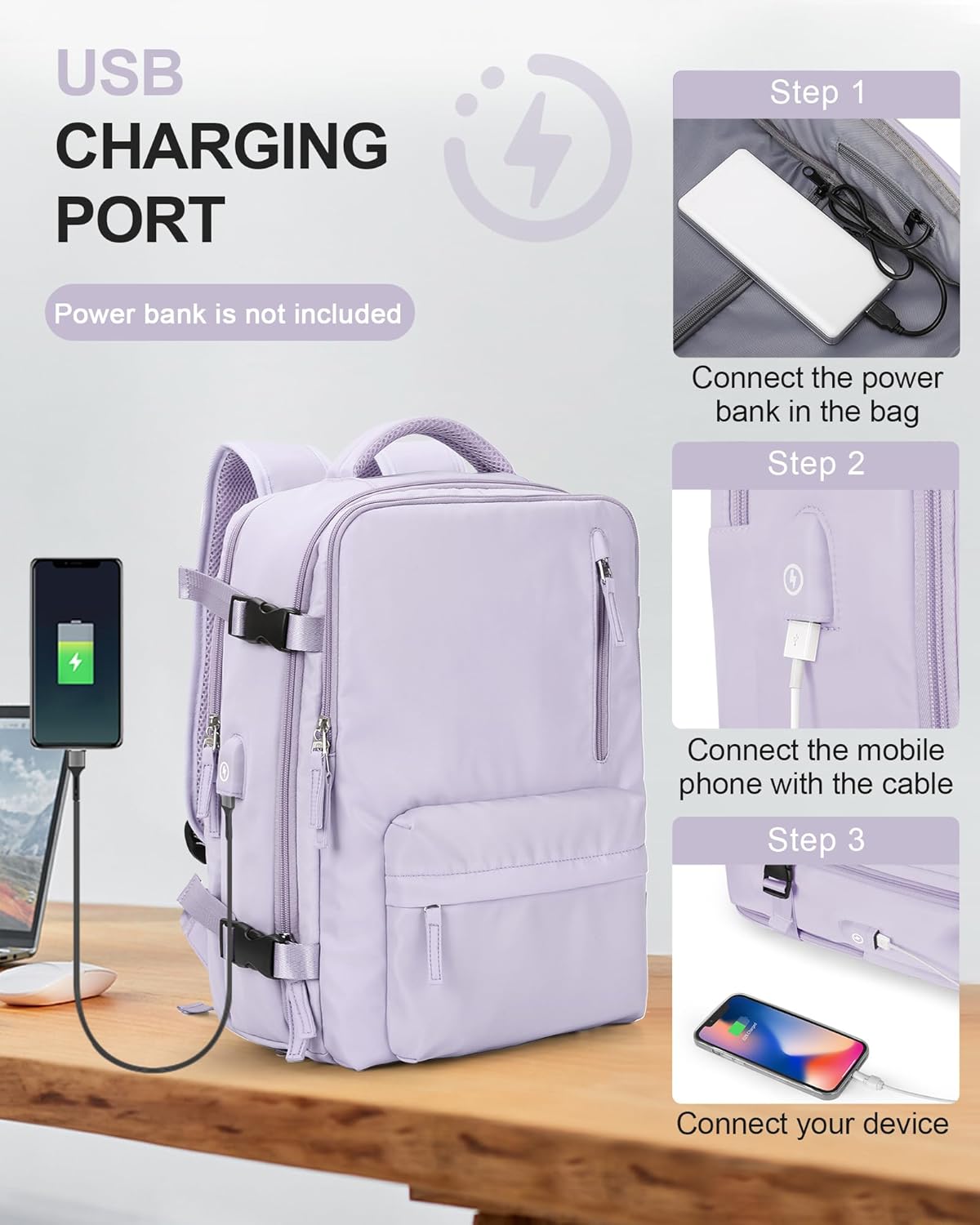 Multi-compartment Laptop Bag with Adjustable Shoulder Strap