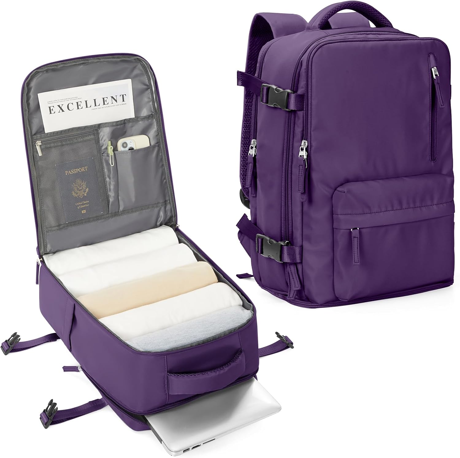 Multi-compartment Laptop Bag with Adjustable Shoulder Strap