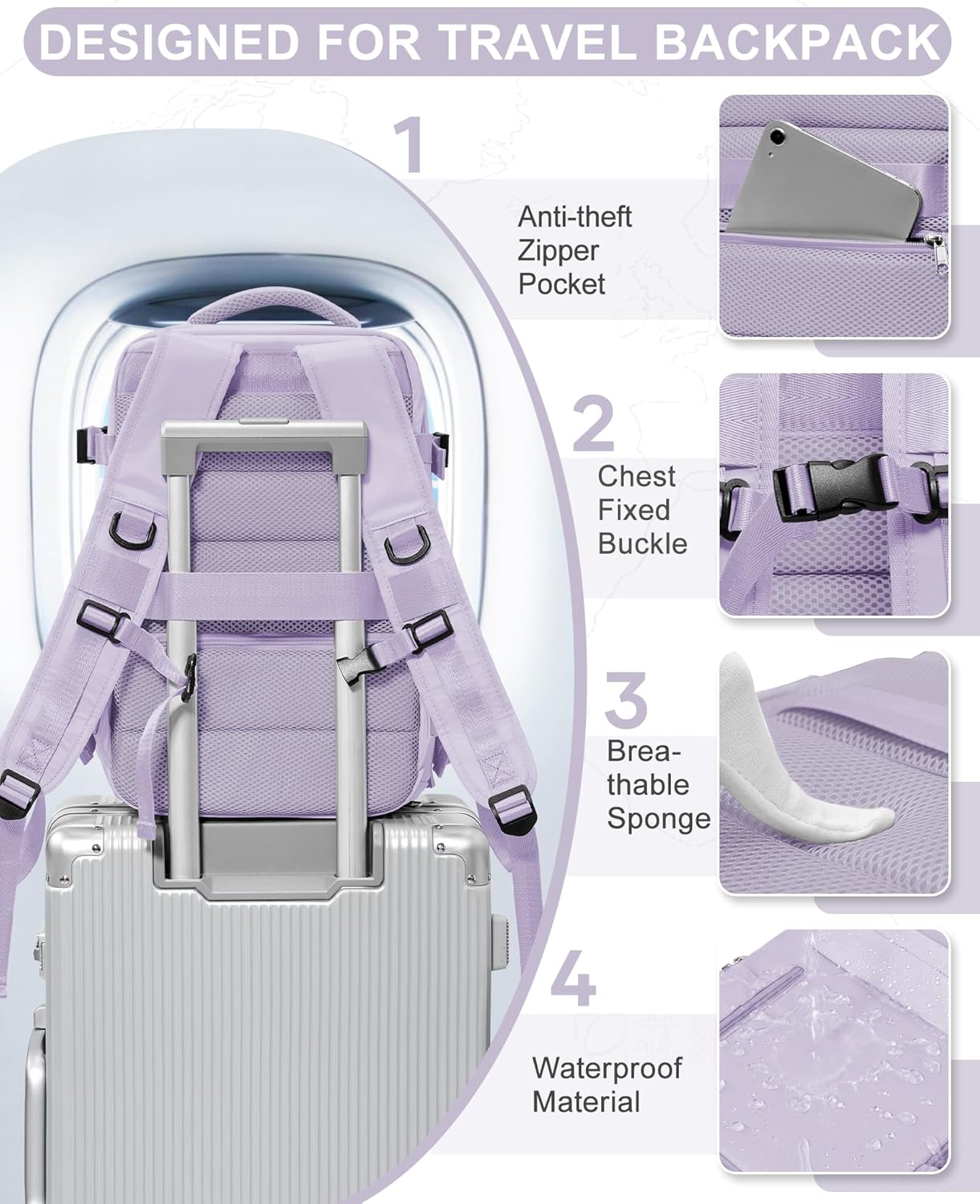 Multi-compartment Laptop Bag with Adjustable Shoulder Strap