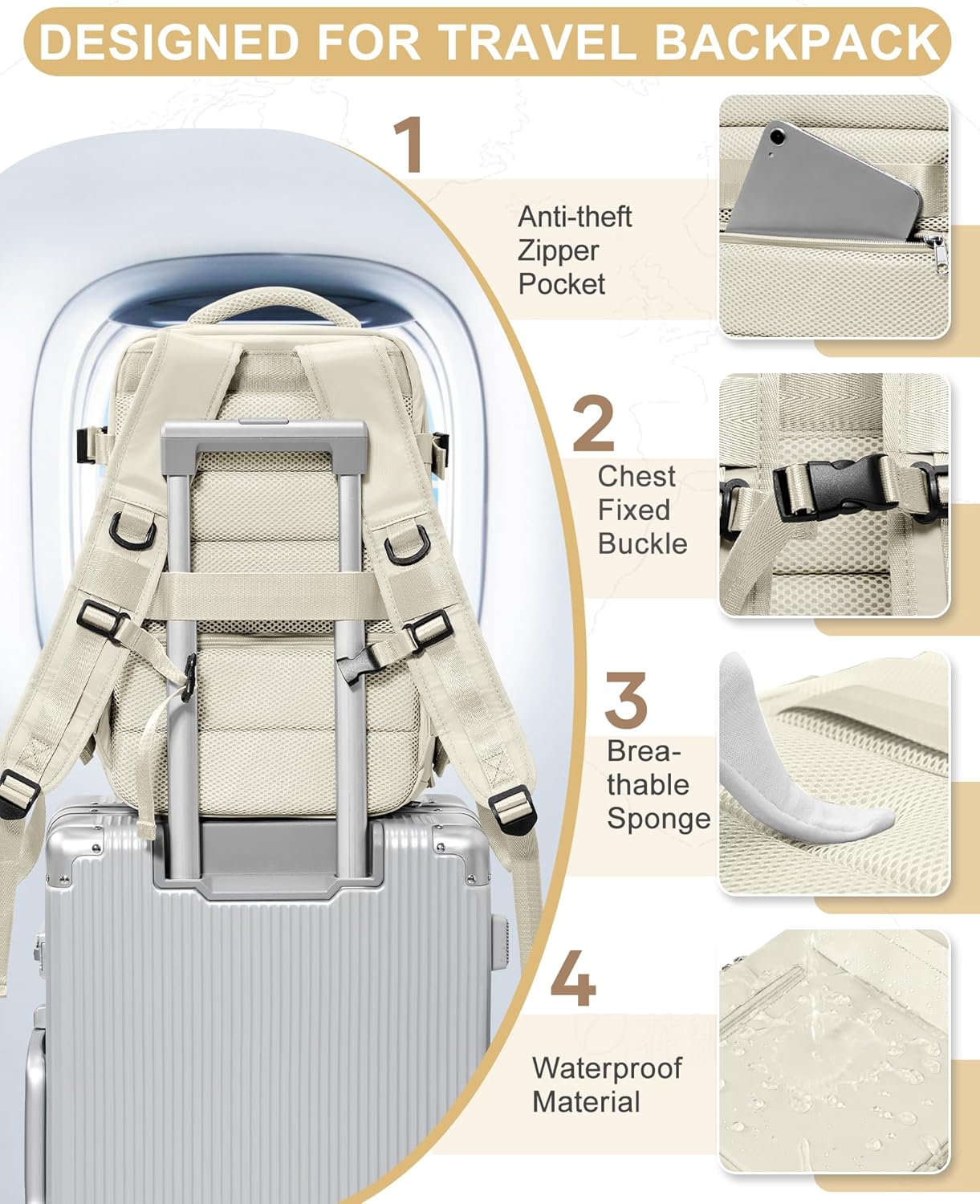 Multi-compartment Laptop Bag with Adjustable Shoulder Strap