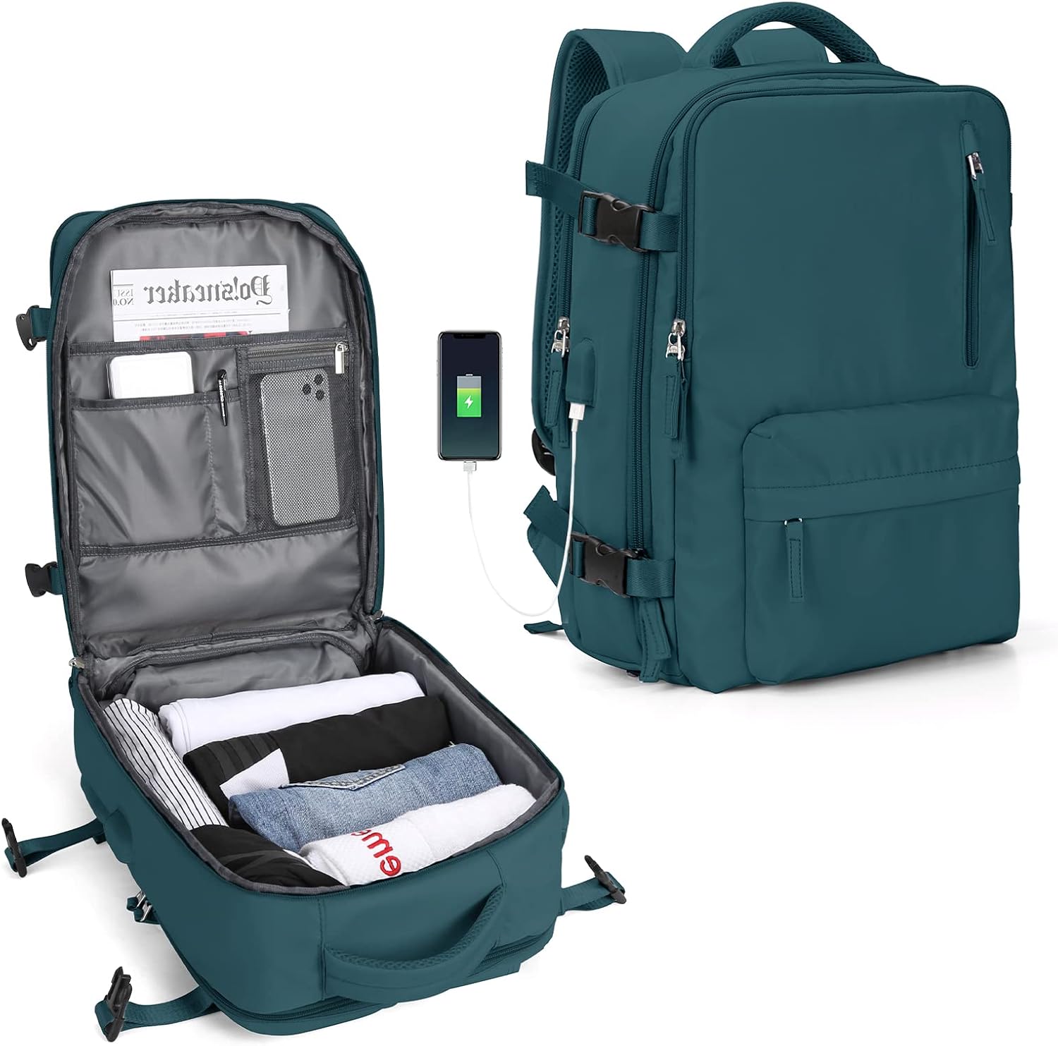 Multi-compartment Laptop Bag with Adjustable Shoulder Strap