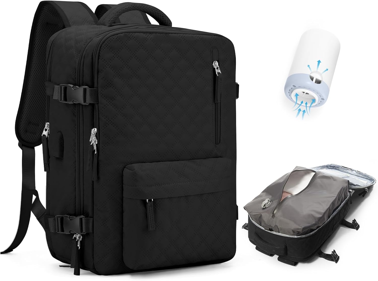 Multi-compartment Laptop Bag with Adjustable Shoulder Strap