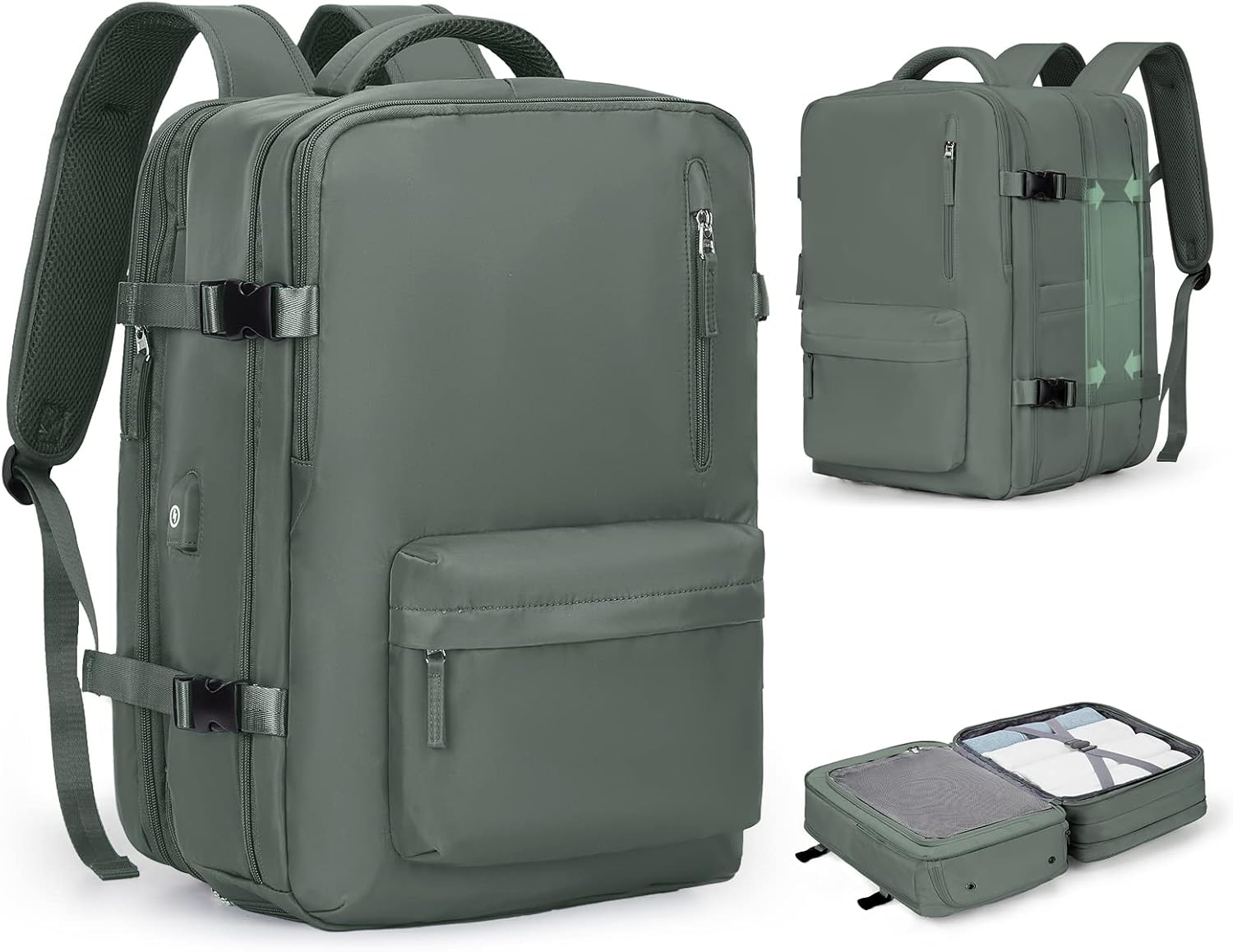 Multi-compartment Laptop Bag with Adjustable Shoulder Strap