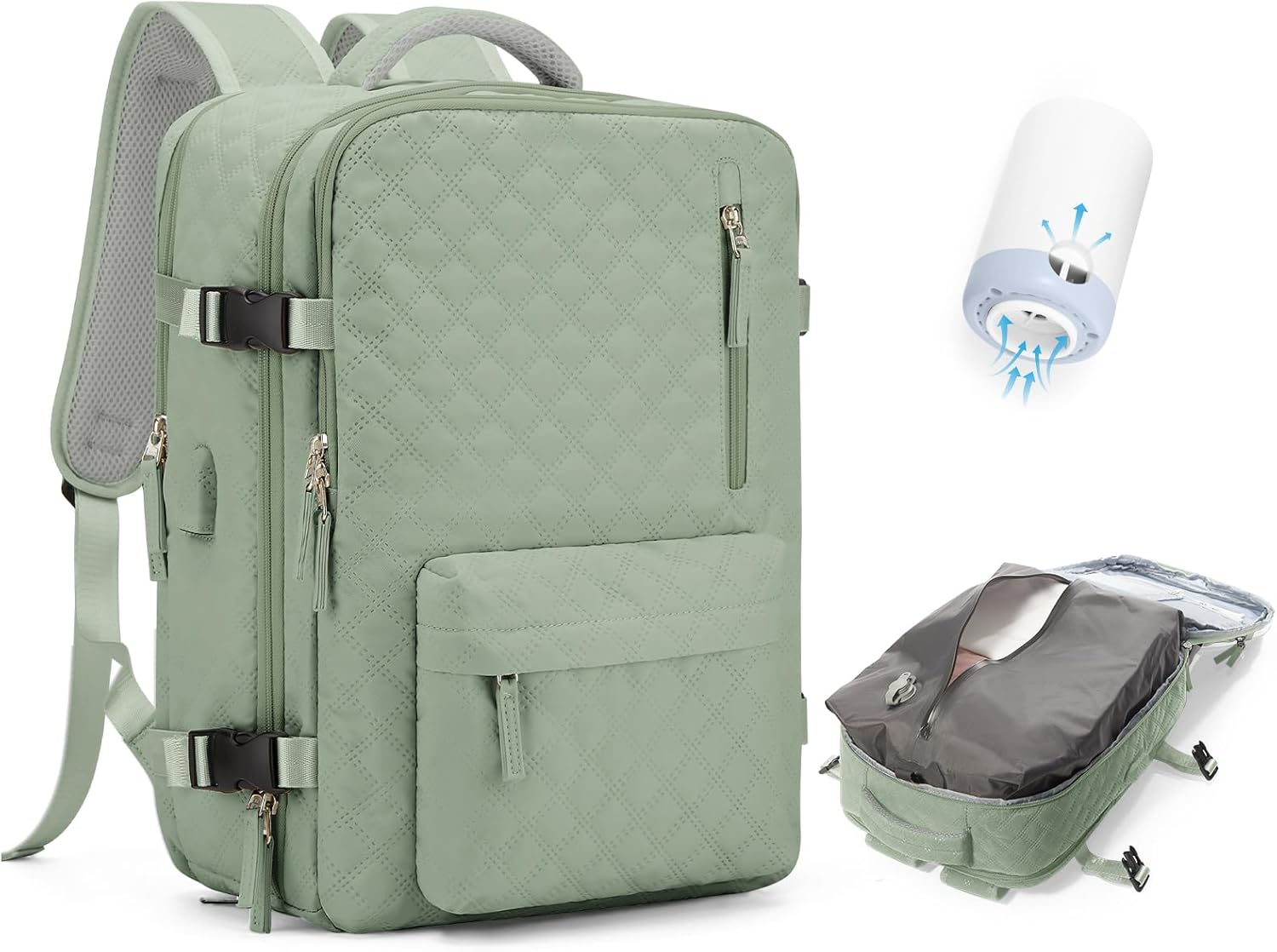 Multi-compartment Laptop Bag with Adjustable Shoulder Strap