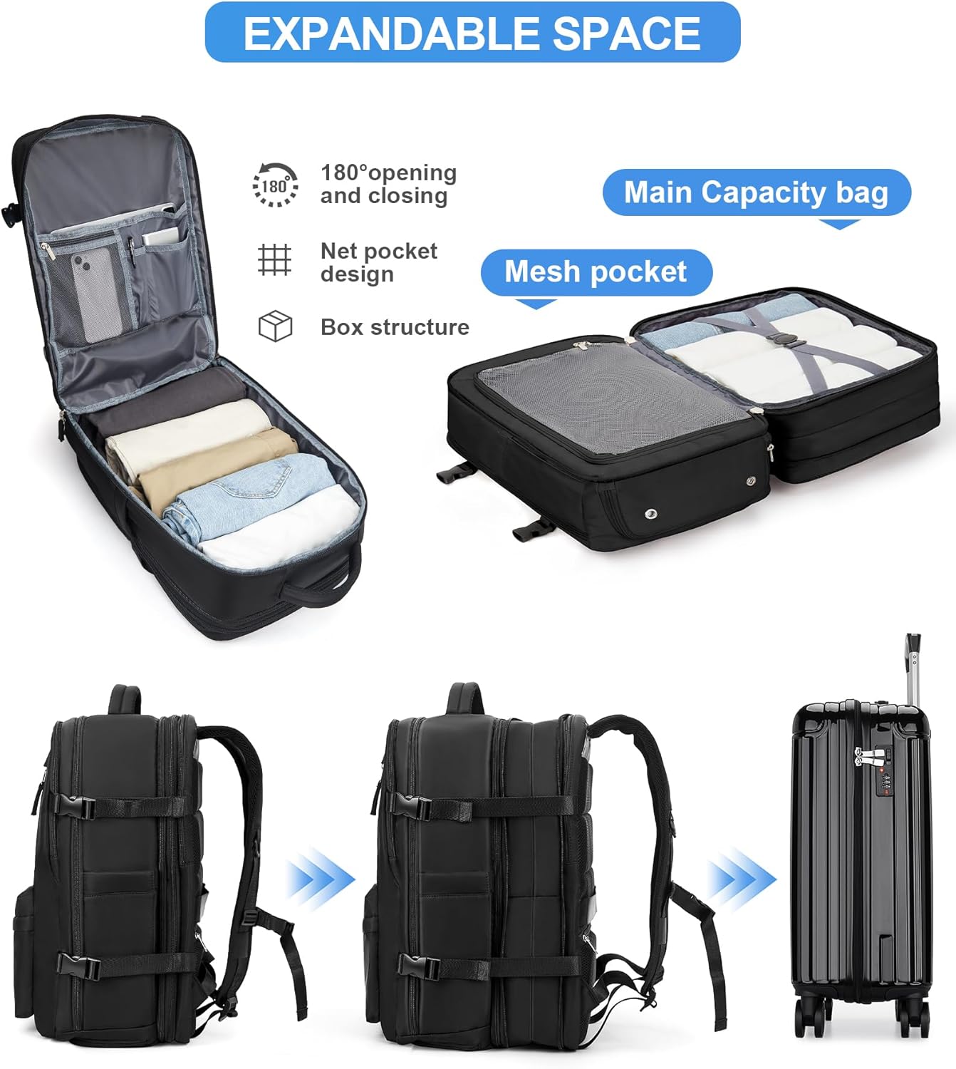 Multi-compartment Laptop Bag with Adjustable Shoulder Strap
