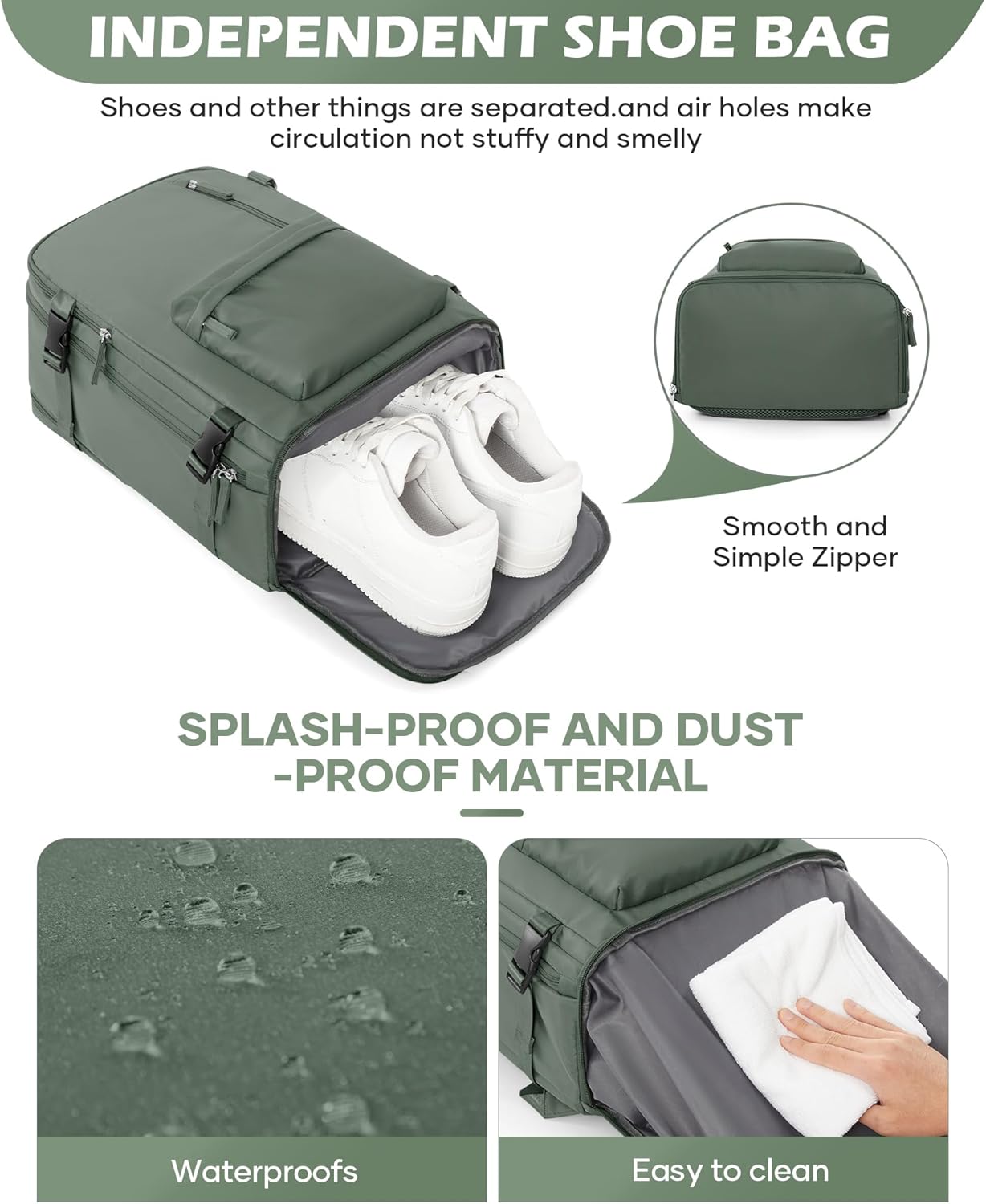 Multi-compartment Laptop Bag with Adjustable Shoulder Strap