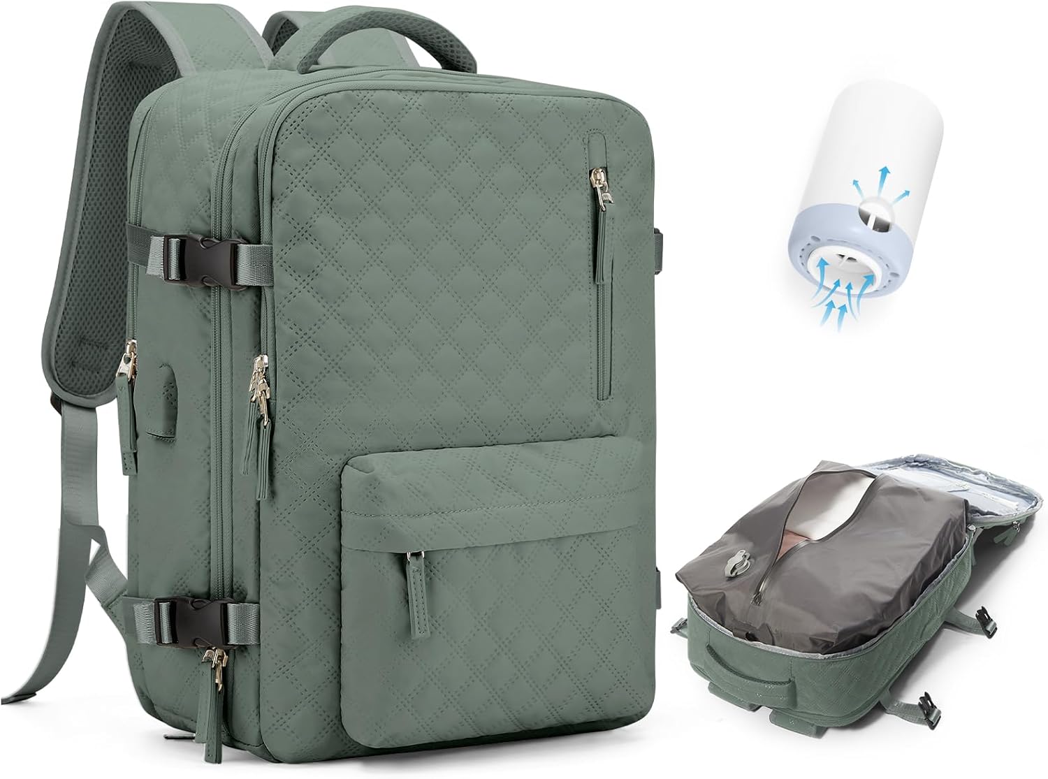 Multi-compartment Laptop Bag with Adjustable Shoulder Strap