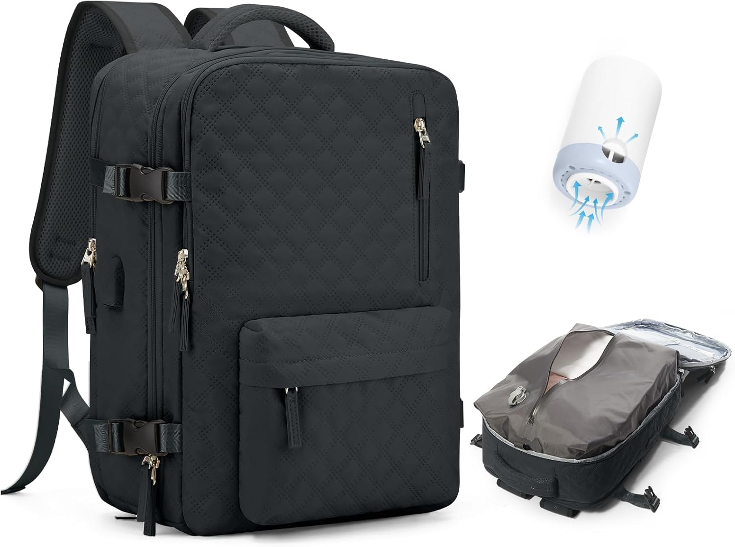 Multi-compartment Laptop Bag with Adjustable Shoulder Strap