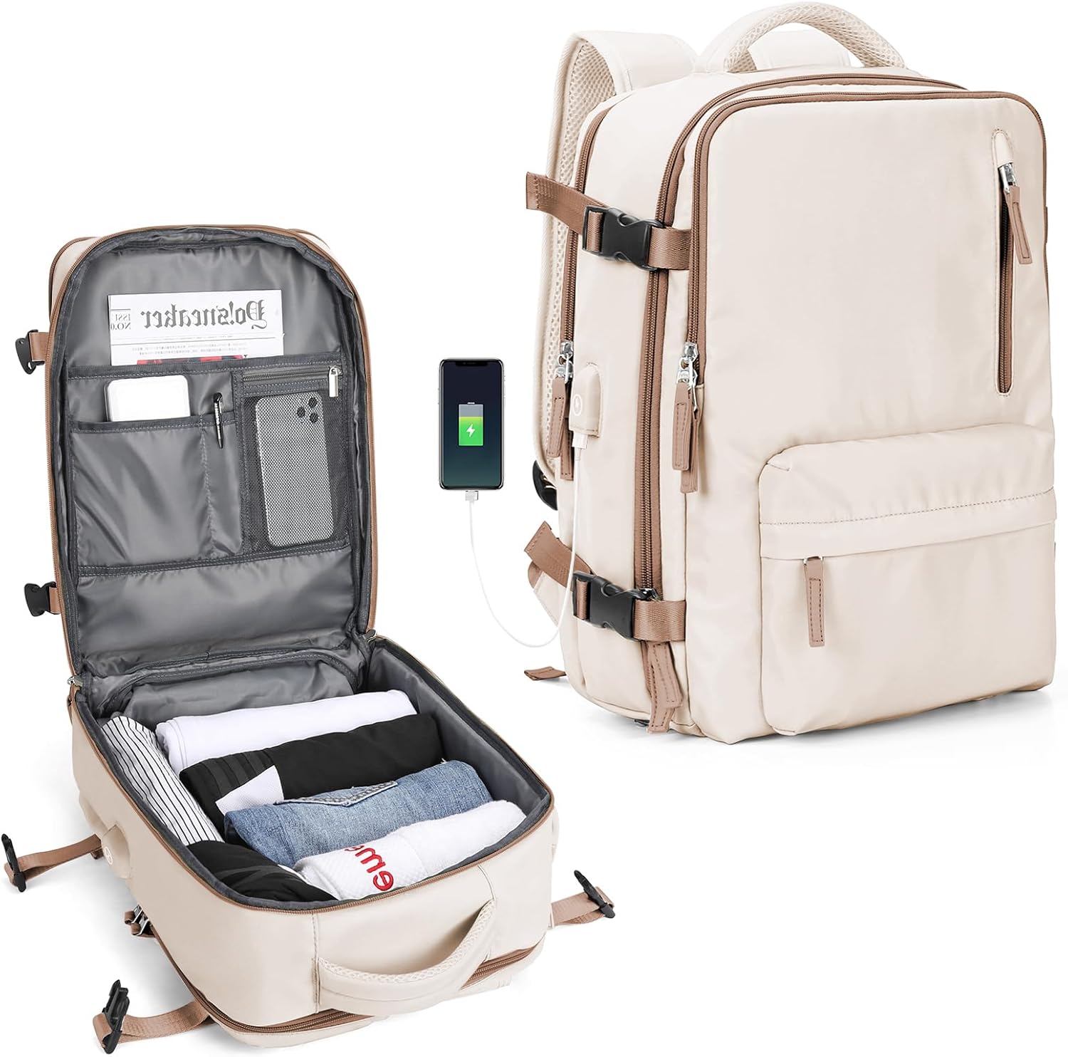 Multi-compartment Laptop Bag with Adjustable Shoulder Strap