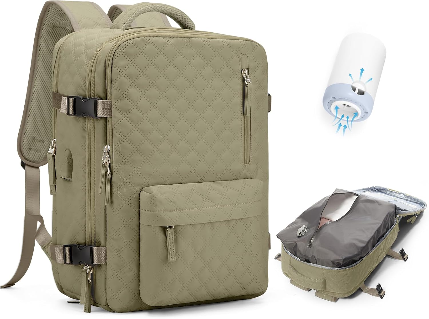 Multi-compartment Laptop Bag with Adjustable Shoulder Strap