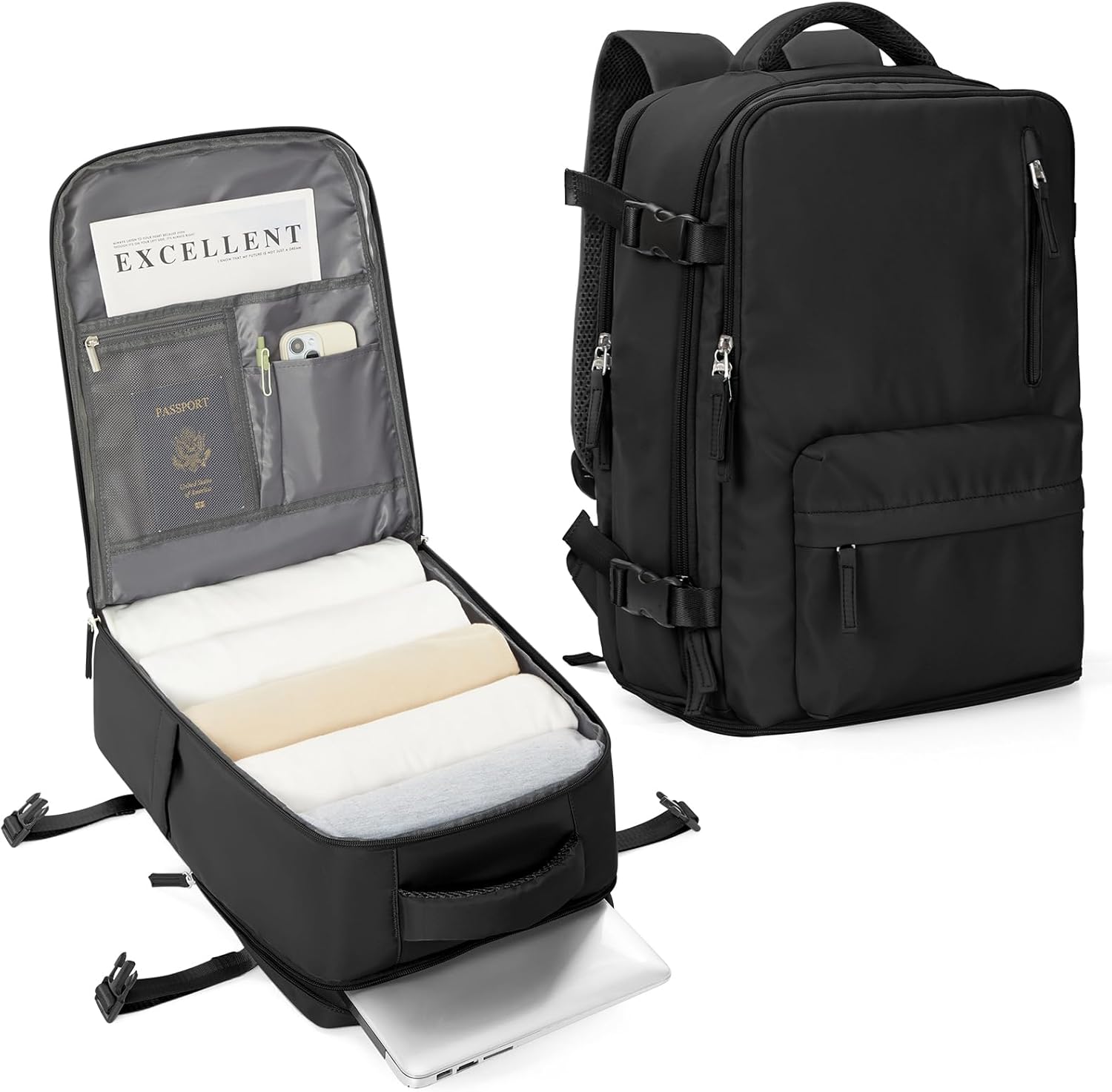 Multi-compartment Laptop Bag with Adjustable Shoulder Strap
