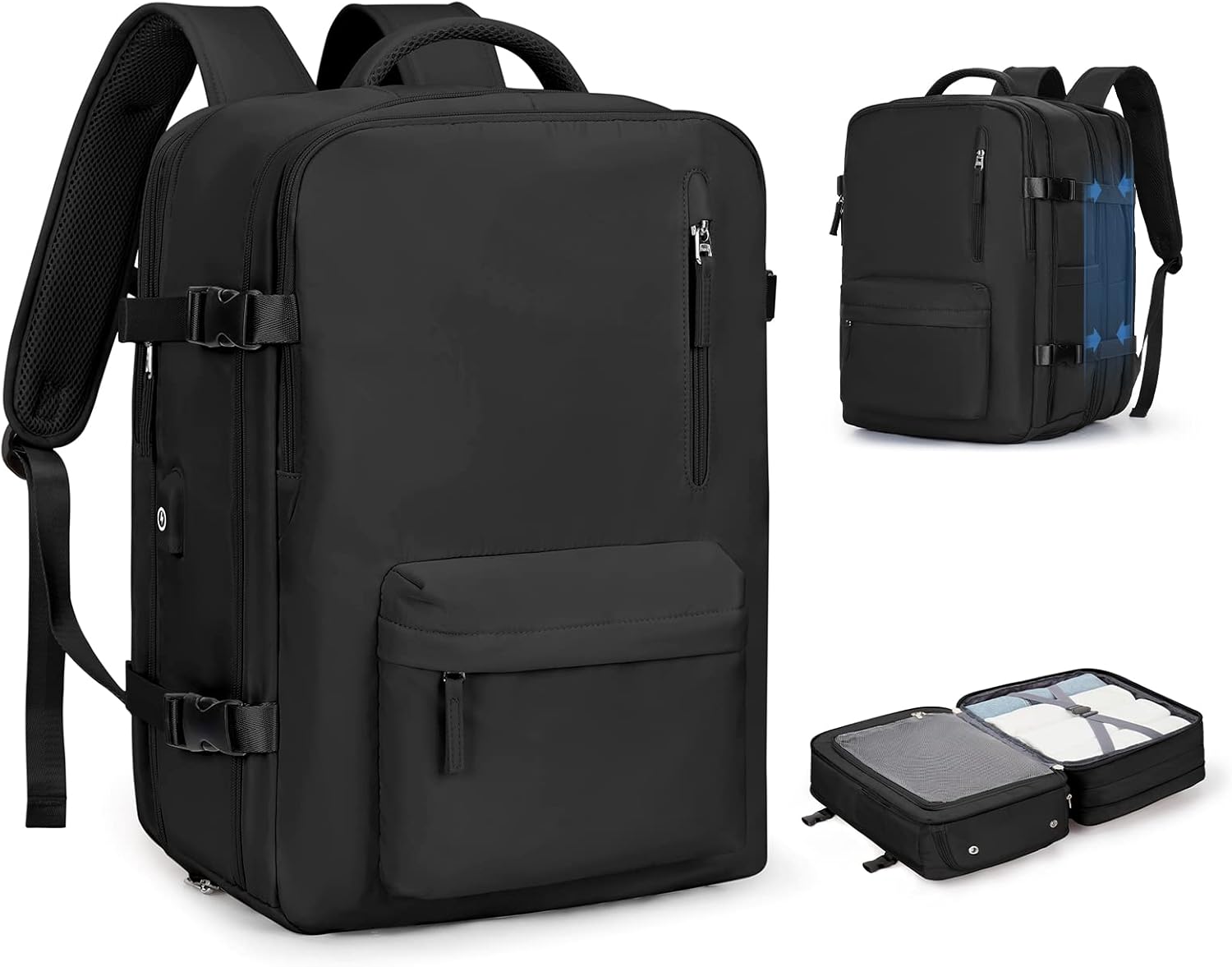 Multi-compartment Laptop Bag with Adjustable Shoulder Strap