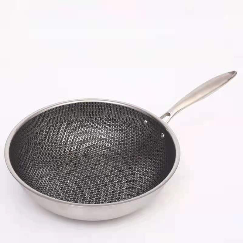 Non-Stick Pan with Honeycomb Design - For a Perfect Cooking Experience