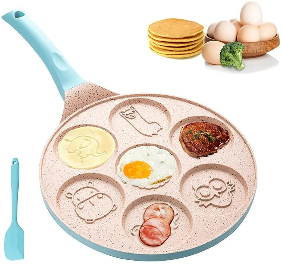 Animal-Shaped Pancake Pan for Kids with Non-Stick Coating – 26 cm