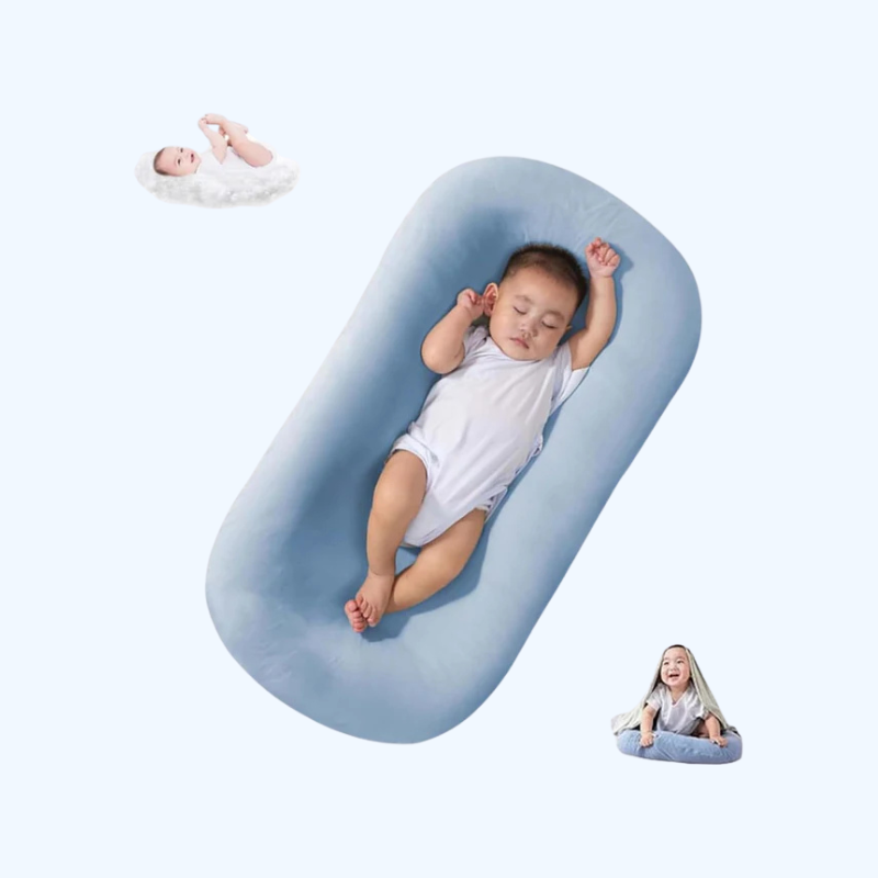 Baby Lounger Cushion - Soft Cotton | Baby Nest 0-24 Months
