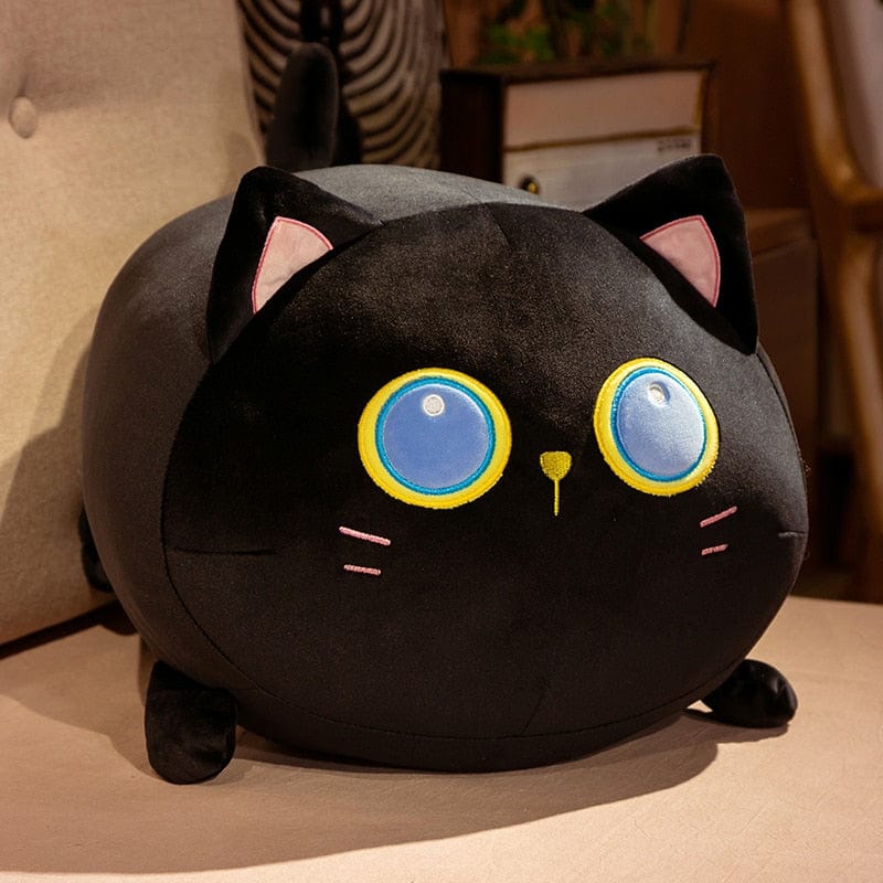 FluffMew Giant Cat Plush | Cute and oversized stuffed cat for relaxation and decor
