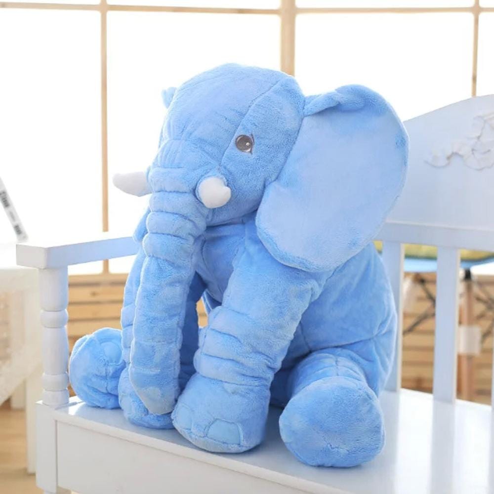 Plushique Jumbo Elephant Pillow | Soft and cuddly elephant plush toy for kids and babies