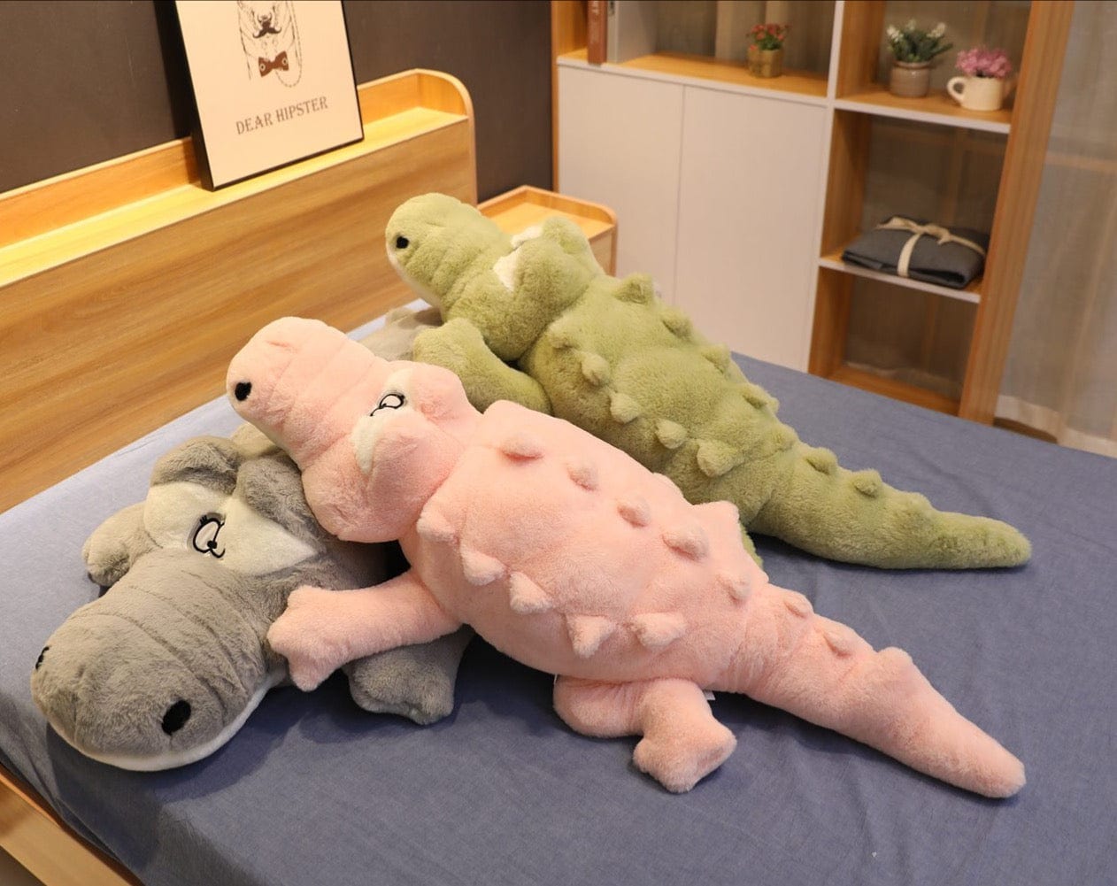 CuddleCroc XL Plush Pillow | 150CM Big Soft Crocodile Stuffed Animal Toy for Kids & Gifts