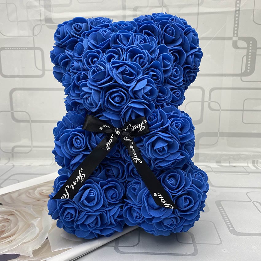 PetalCuddle Eternal Rose Bear | Romantic artificial flower teddy for Mother’s Day and celebrations