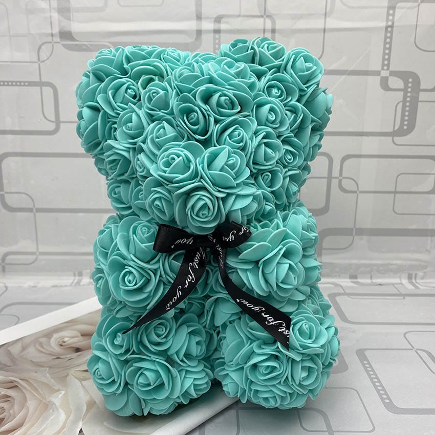 PetalCuddle Eternal Rose Bear | Romantic artificial flower teddy for Mother’s Day and celebrations