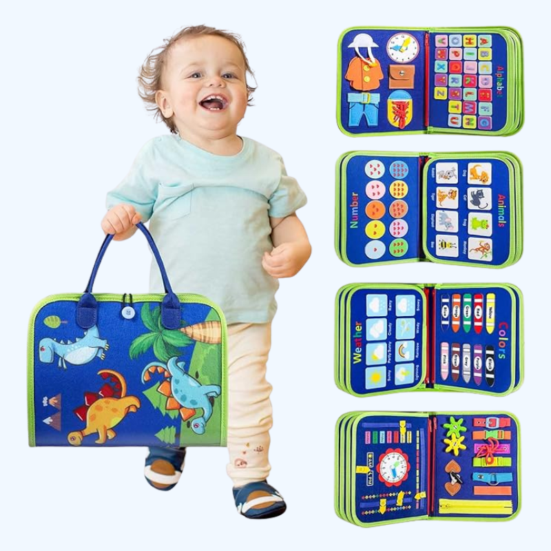 Toddler Push Board Montessori Toy - Educational